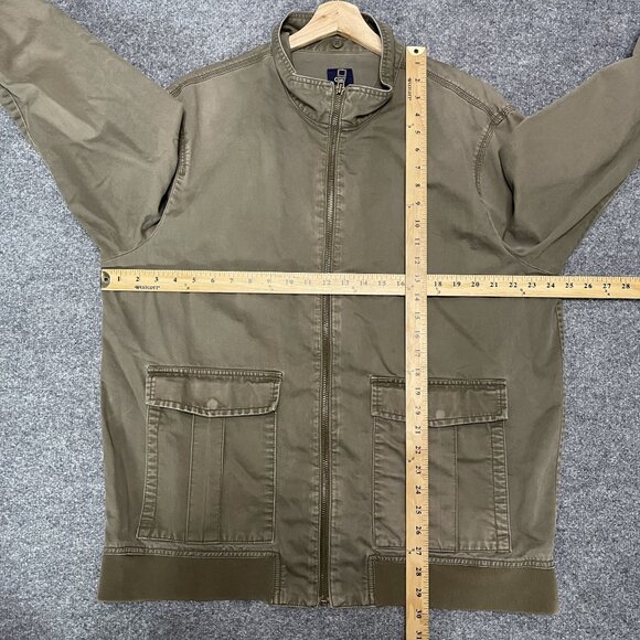 Gap Mens Khaki Brown Full-Zip Utility Cargo Jacket XL - Picture 7 of 7